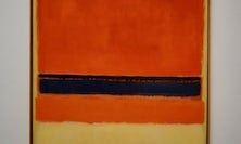 View UNTITLED (RED, BLACK, ORANGE & PINK ON YELLOW) by Mark Rothko